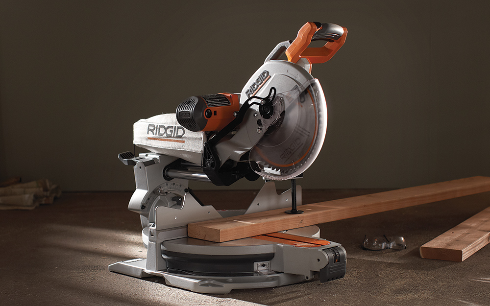 a miter saw used for