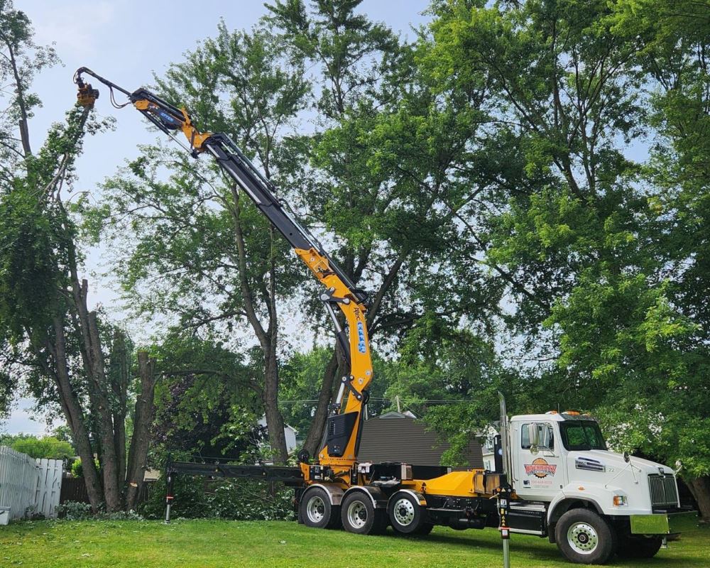 grapple saw truck